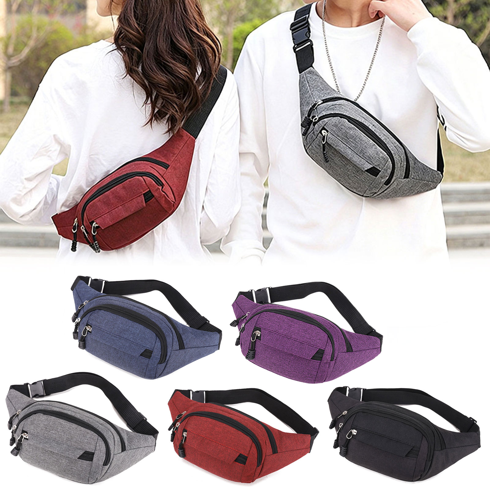 Outdoor Sport Bag - 1pc Waist Bag Men Fanny Pack