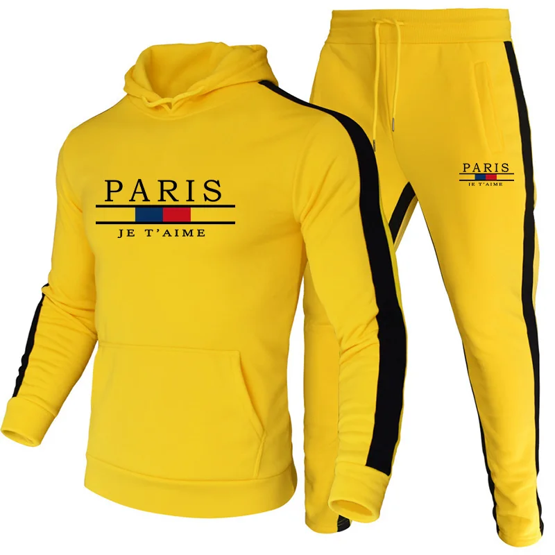 Outdoor Sports Outfit - Men's Tracksuit Printing Casual Sweatshirts 2