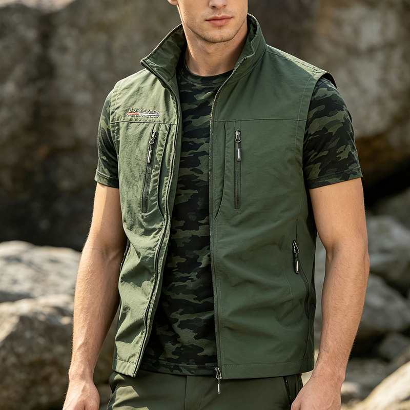 Outdoor Sport Jacket Men - Men's Vest Jacket Running Jacket Sleeveless
