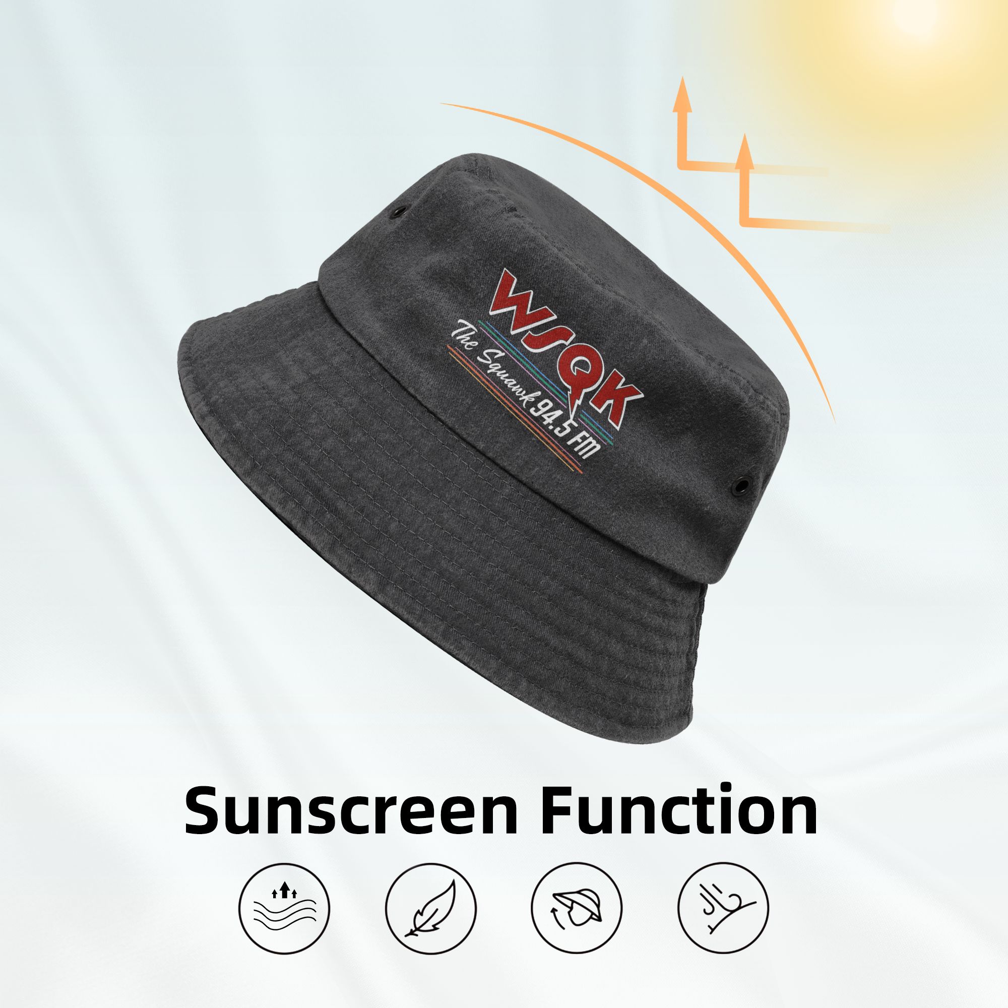 Unisex Bucket Hat WSQK The Squ - đánh giá và giá Outdoor Sport Ideas