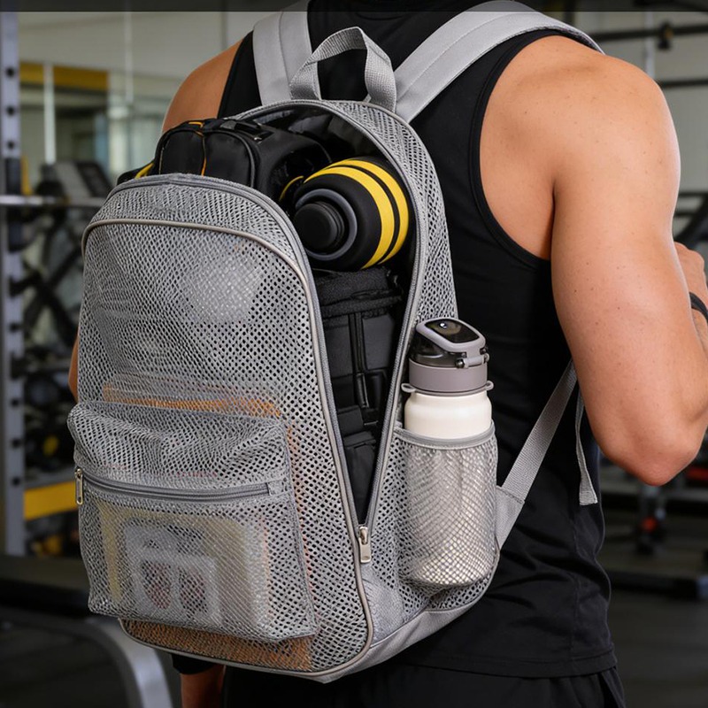 Breathable Mesh Backpack Light - đánh giá và giá Outdoor Sport Bag