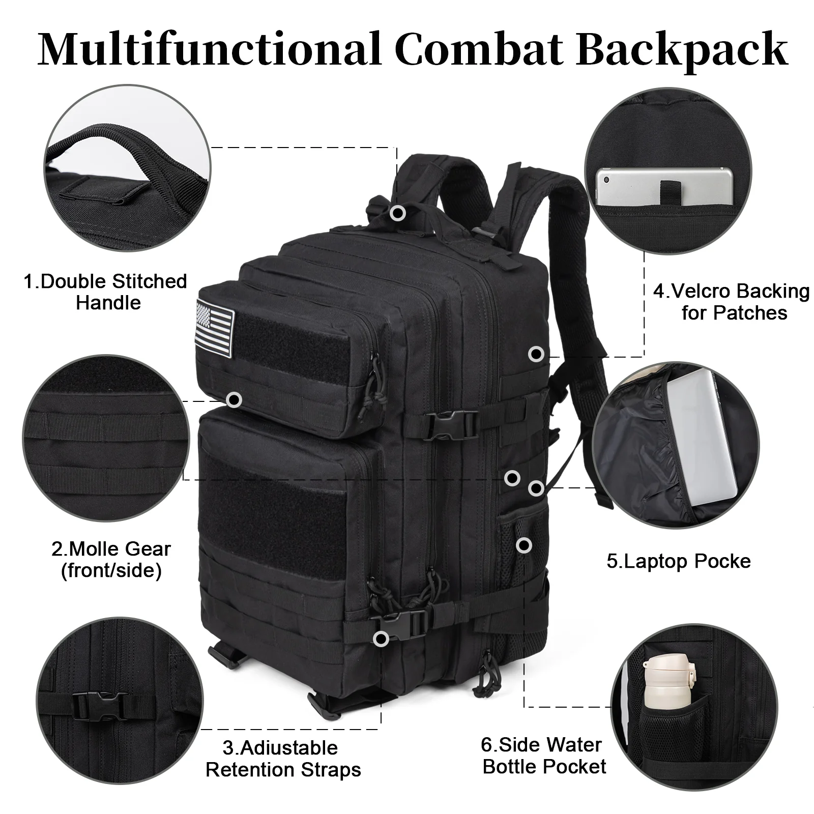 60L Army Military Tactical Bac - đánh giá và giá Outdoor Sport Bag