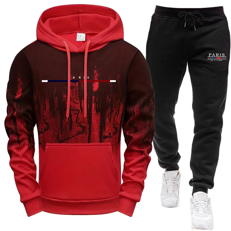 Men's Set/Hoodie/Pants Autumn  - đánh giá và giá Outdoor Sports Outfit