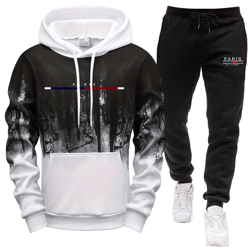 Men's Set/Hoodie/Pants Autumn  - đánh giá và giá Outdoor Sports Outfit