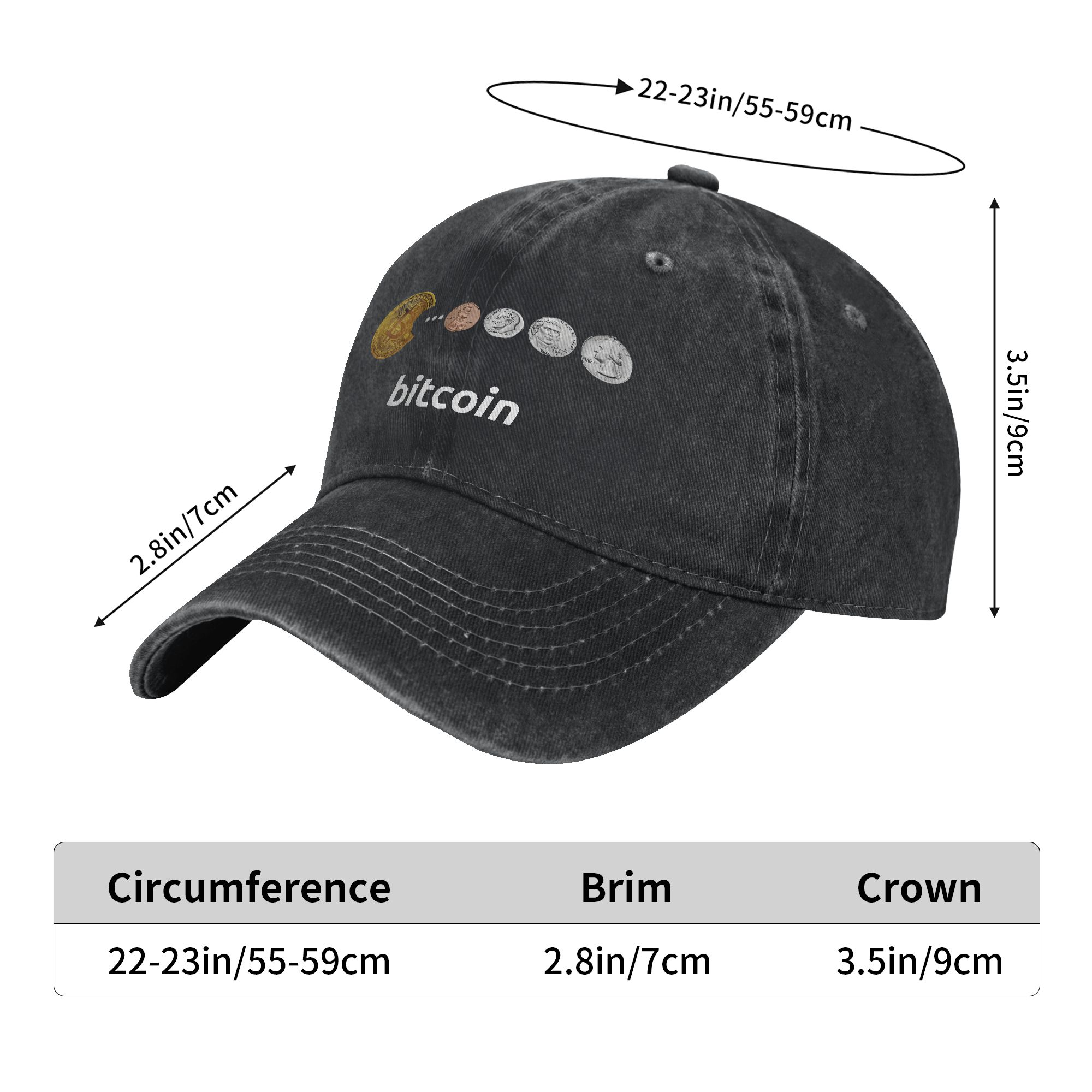 Bitcoin Sun Baseball Cap  y2k  - đánh giá và giá Outdoor Sport Ideas