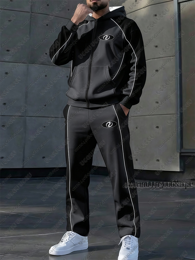 Autumn Winter New Men Tracksui - đánh giá và giá Outdoor Sports Outfit