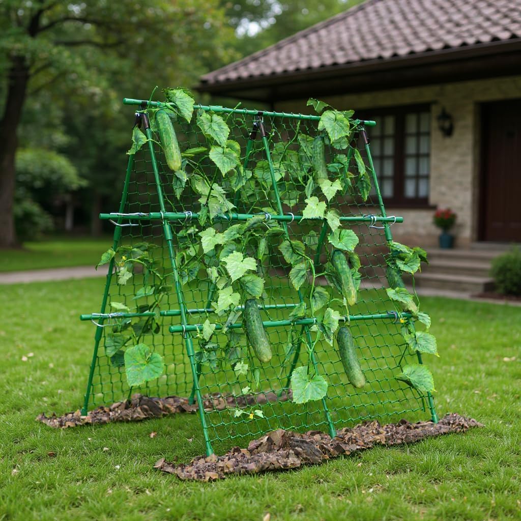 Cucumber Trellis, 4 ft x 4 ft  - đánh giá và giá Outdoor Sports Net