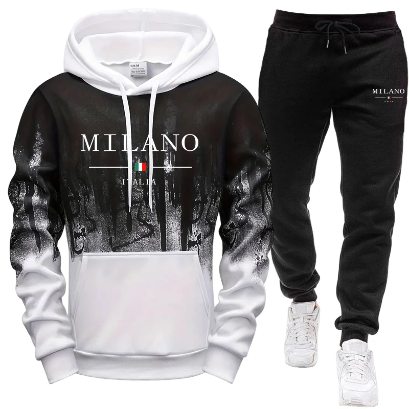 Men's Set/Hoodie/Pants Autumn  - đánh giá và giá Outdoor Sports Outfit